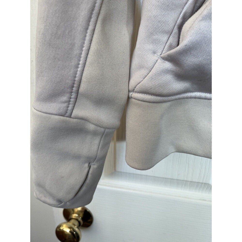Athleta Hoodie Jacket Women’s M Triumph Luxe Shine Pearl Cream 511431 Faux Fur - Picture 7 of 11
